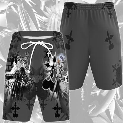 Kingdom Hearts Xemnas Video Game All Over Printed T-shirt Tank Top Zip Hoodie Pullover Hoodie Hawaiian Shirt Beach Shorts Joggers Beach Shorts S