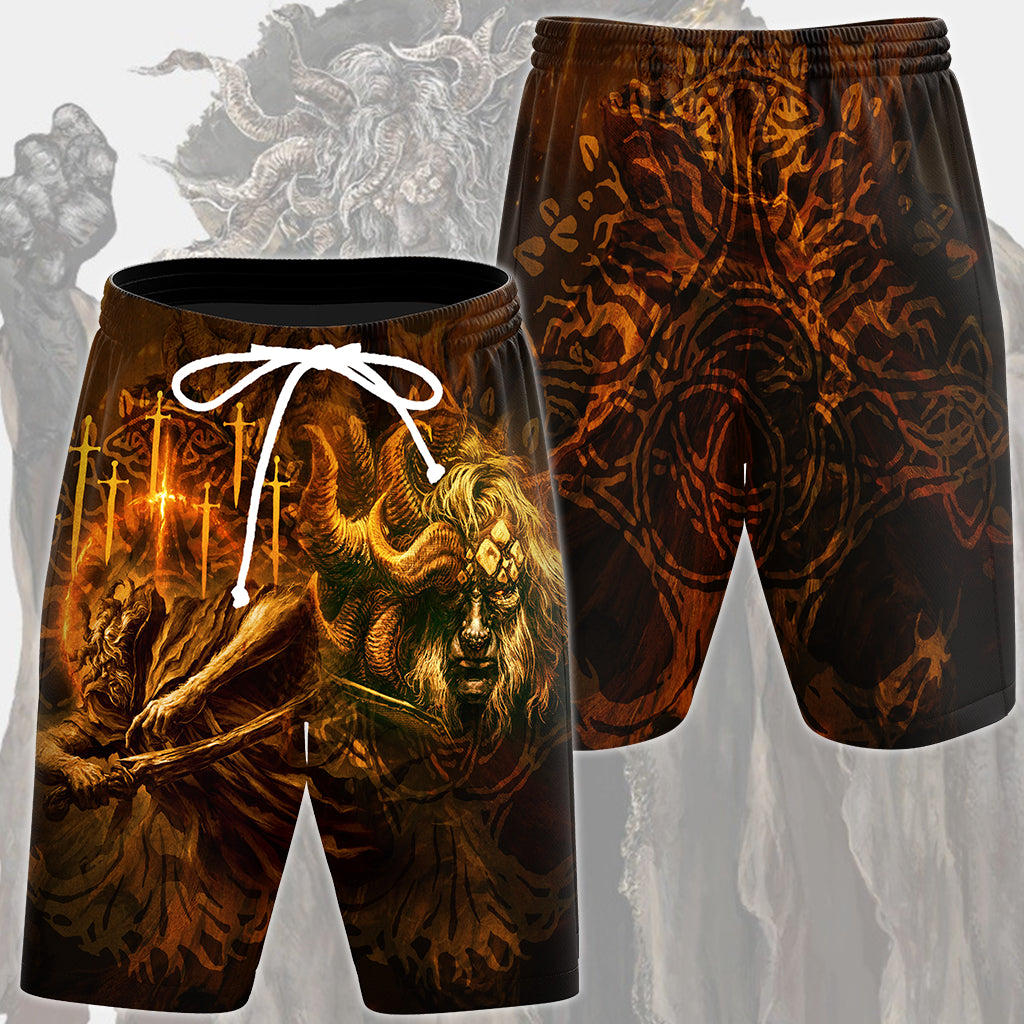 Elden Ring Morgott the Omen King Video Game All Over Printed T-shirt Tank Top Zip Hoodie Pullover Hoodie Hawaiian Shirt Beach Shorts Joggers