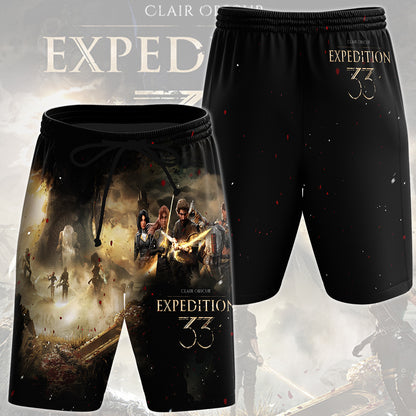 Clair Obscur: Expedition 33 Video Game All Over Printed T-shirt Tank Top Zip Hoodie Pullover Hoodie Hawaiian Shirt Beach Shorts Joggers Beach Shorts S