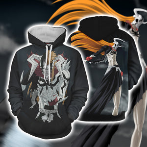 Bleach Ichigo Vasto Lorde Unisex 3D T-shirt Hoodie S 