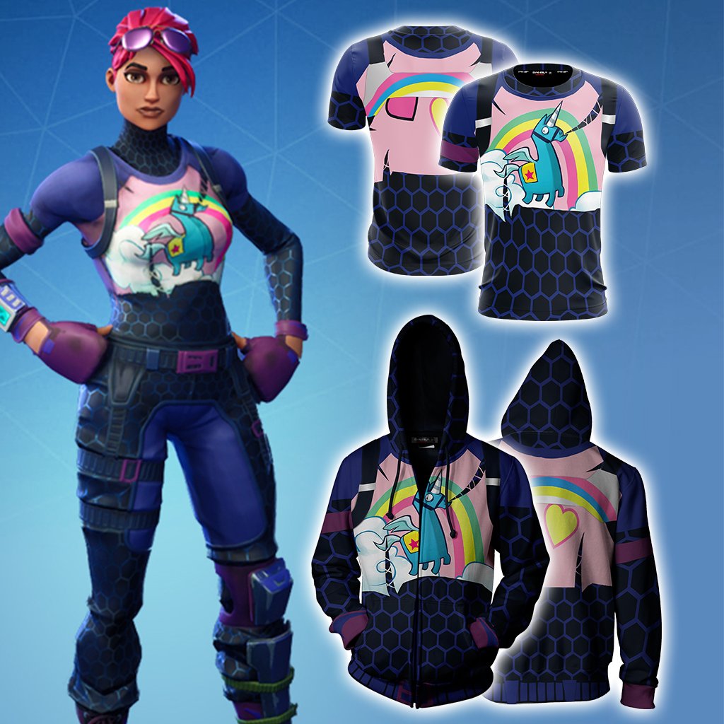 Fortnite Brite Bomber Skin Unisex 3D T-shirt - MoveekBuddyShop