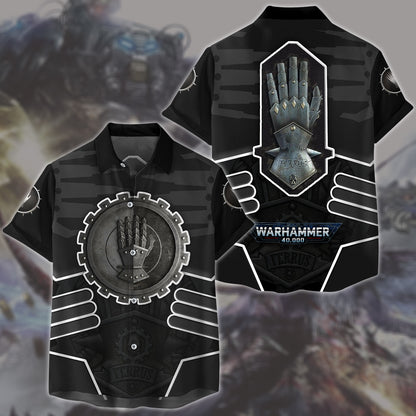 Warhammer 40K Iron Hands Video Game All Over Printed T-shirt Tank Top Zip Hoodie Pullover Hoodie Hawaiian Shirt Beach Shorts Joggers Hawaiian Shirt S