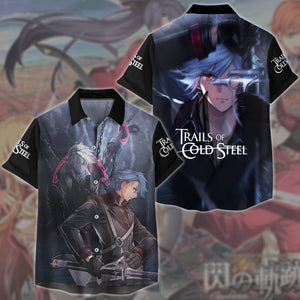 The Legend of Heroes: Trails of Cold Steel Video Game All Over Printed T-shirt Tank Top Zip Hoodie Pullover Hoodie Hawaiian Shirt Beach Shorts Joggers Hawaiian Shirt S