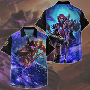 World Of Warcraft Medivh Video Game All Over Printed T-shirt Tank Top Zip Hoodie Pullover Hoodie Hawaiian Shirt Beach Shorts Joggers Hawaiian Shirt S