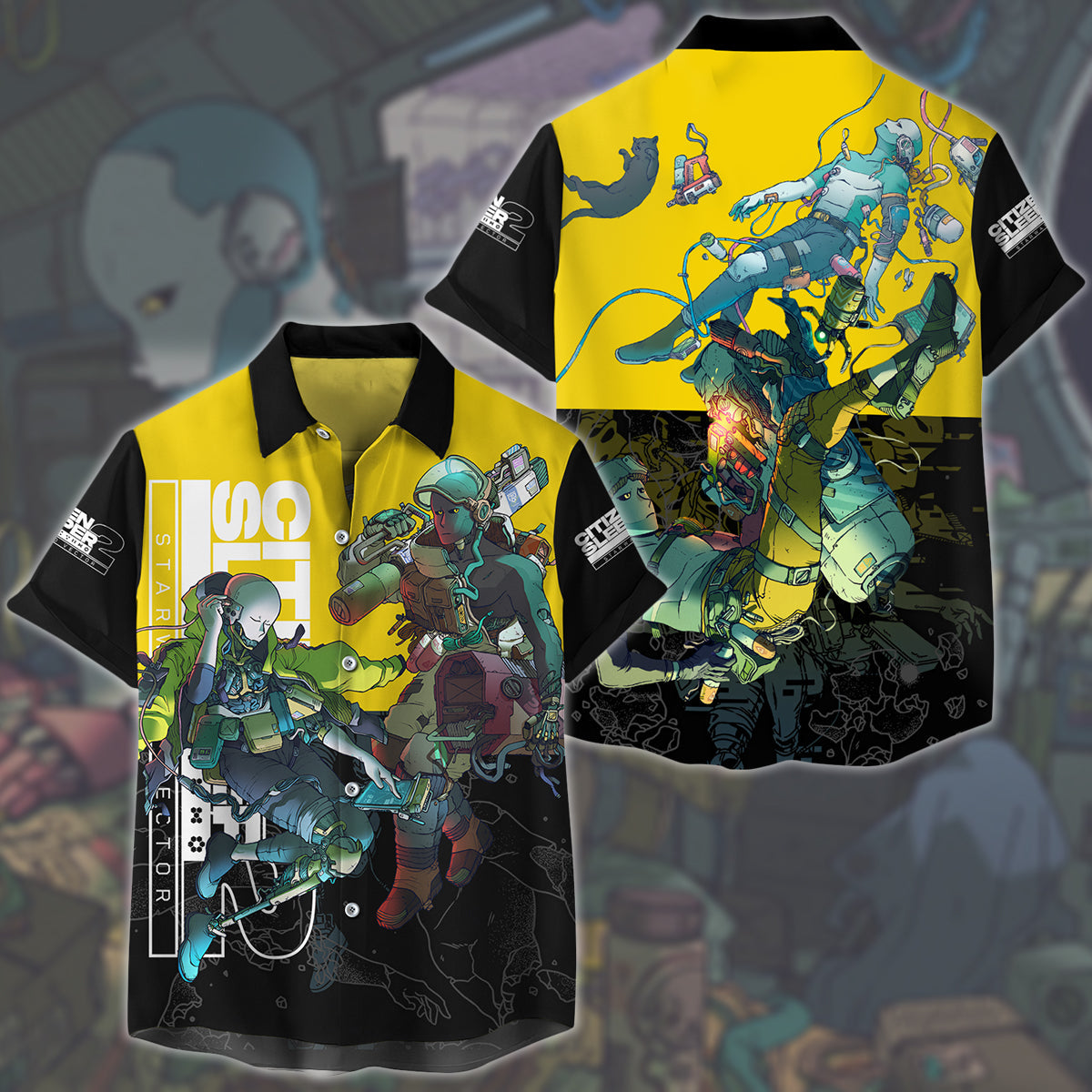 Citizen Sleeper 2: Starward Vector Video Game All Over Printed T-shirt Tank Top Zip Hoodie Pullover Hoodie Hawaiian Shirt Beach Shorts Joggers