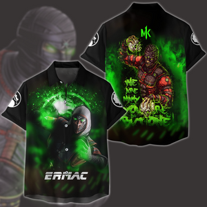 Mortal Kombat Ermac Video Game All Over Printed T-shirt Tank Top Zip Hoodie Pullover Hoodie Hawaiian Shirt Beach Shorts Joggers   