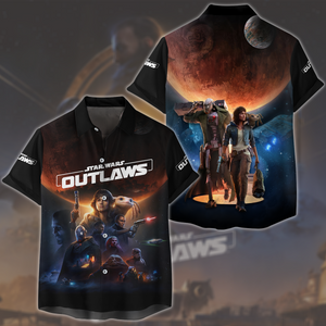 Star Wars Outlaws Video Game All Over Printed T-shirt Tank Top Zip Hoodie Pullover Hoodie Hawaiian Shirt Beach Shorts Joggers Hawaiian Shirt S 