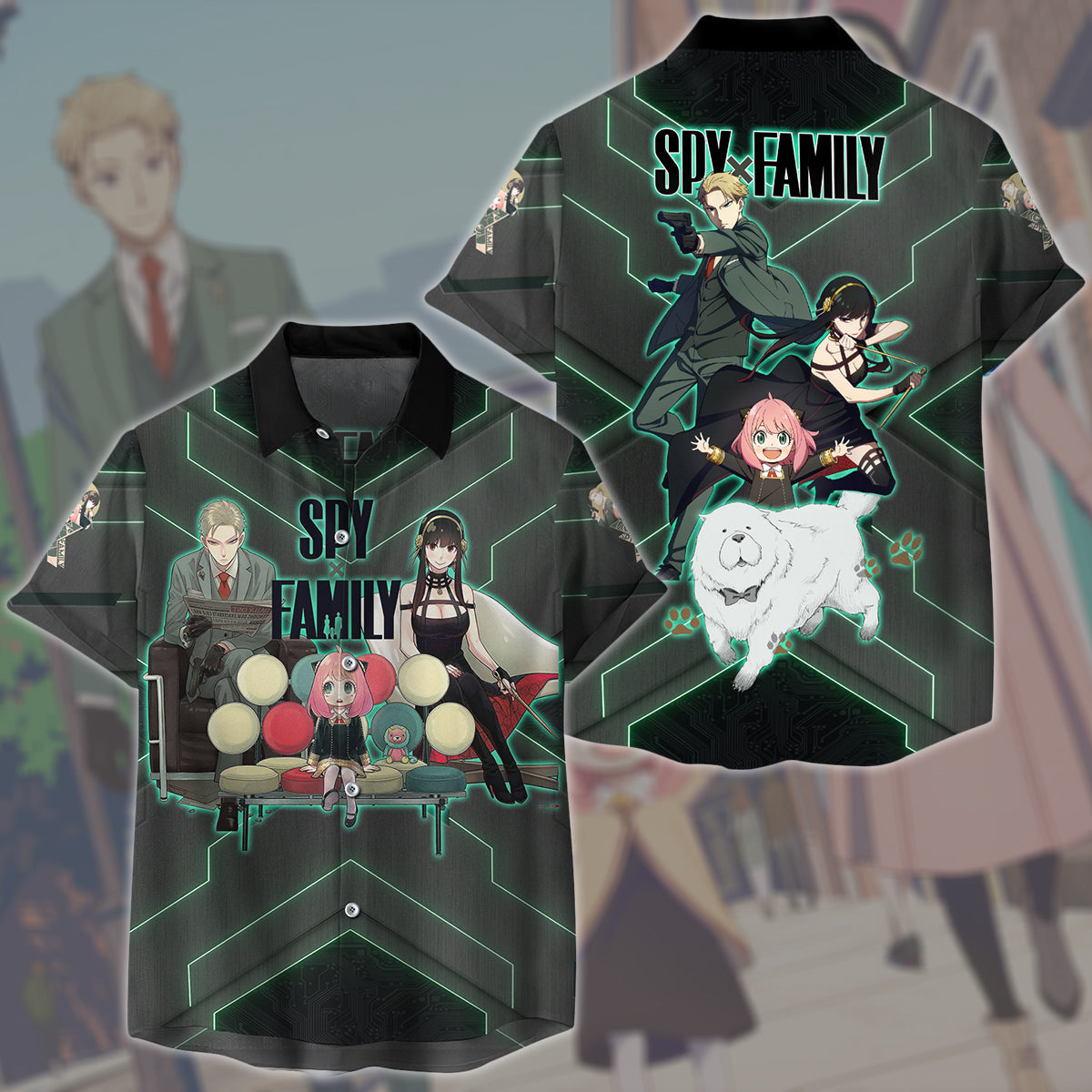 Spy x Family Anime Manga All Over Printed T-shirt Tank Top Zip Hoodie Pullover Hoodie Hawaiian Shirt Beach Shorts Joggers Hawaiian Shirt