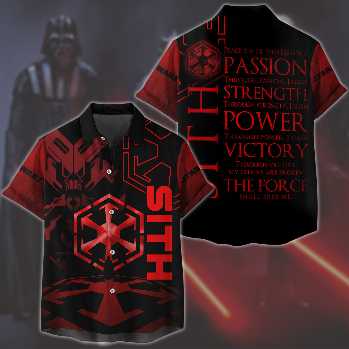 Star Wars Sith Code Unisex 3D T-shirt