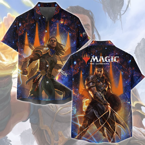 Magic: The Gathering Gideon Jura Video Game All Over Printed T-shirt Tank Top Zip Hoodie Pullover Hoodie Hawaiian Shirt Beach Shorts Joggers Hawaiian Shirt S 