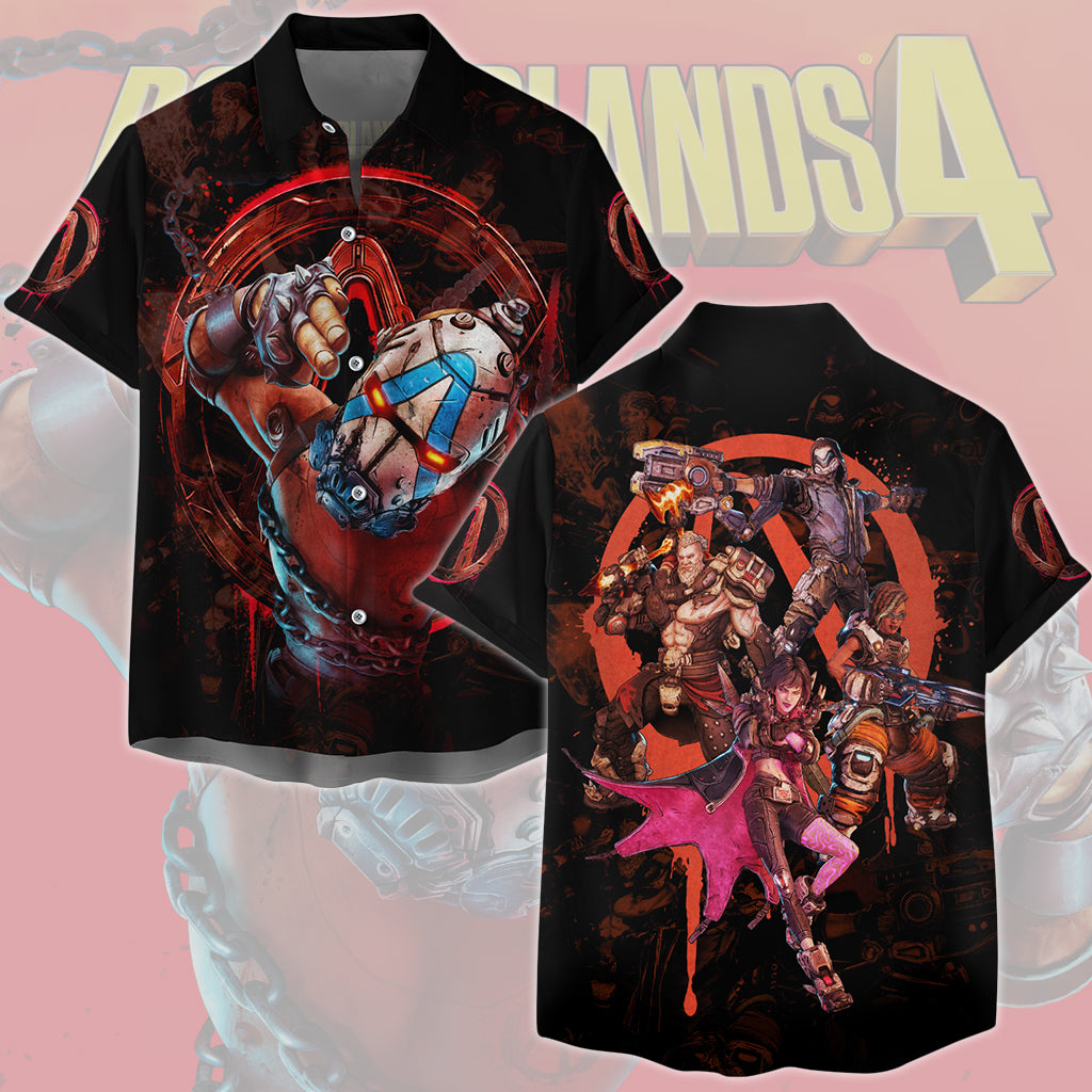 Borderlands 4 Video Game All Over Printed T-shirt Tank Top Zip Hoodie Pullover Hoodie Hawaiian Shirt Beach Shorts Joggers Hawaiian Shirt