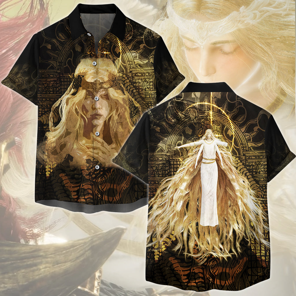 Elden Ring Miquella the Kind Video Game All Over Printed T-shirt Tank Top Zip Hoodie Pullover Hoodie Hawaiian Shirt Beach Shorts Joggers