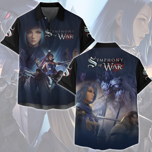 Symphony of War: The Nephilim Saga Video Game All Over Printed T-shirt Tank Top Zip Hoodie Pullover Hoodie Hawaiian Shirt Beach Shorts Joggers Hawaiian Shirt S 