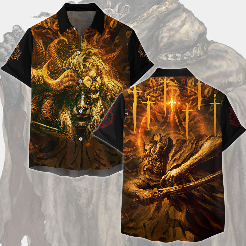 Elden Ring Morgott the Omen King Video Game All Over Printed T-shirt Tank Top Zip Hoodie Pullover Hoodie Hawaiian Shirt Beach Shorts Joggers