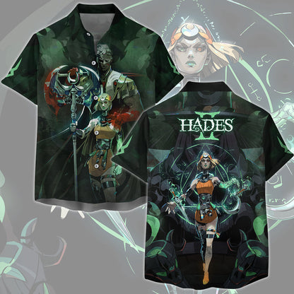 Hades II Video Game All Over Printed T-shirt Tank Top Zip Hoodie Pullover Hoodie Hawaiian Shirt Beach Shorts Joggers Hawaiian Shirt