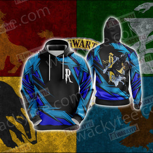 Harry Potter - Ravenclaw House Wacky Style Unisex 3D T-shirt Hoodie S 