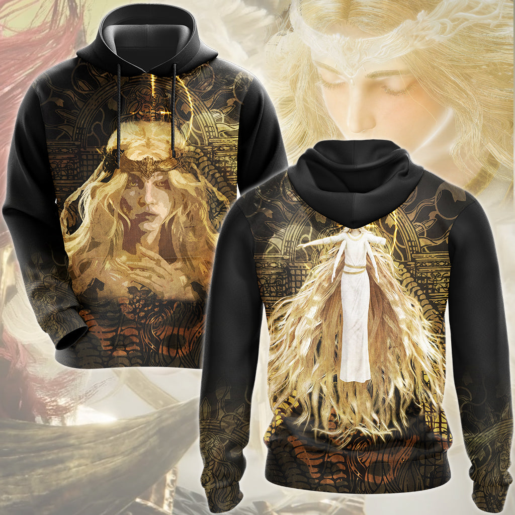 Elden Ring Miquella the Kind Video Game All Over Printed T-shirt Tank Top Zip Hoodie Pullover Hoodie Hawaiian Shirt Beach Shorts Joggers