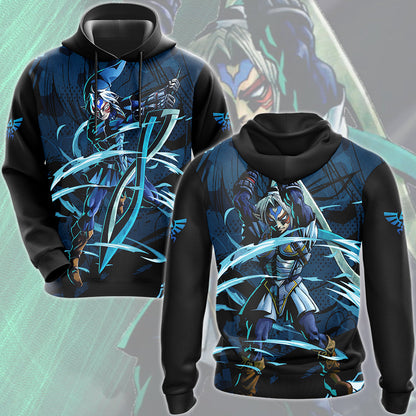 The Legend of Zelda Fierce Deity Link Video Game All Over Printed T-shirt Tank Top Zip Hoodie Pullover Hoodie Hawaiian Shirt Beach Shorts Joggers Hoodie