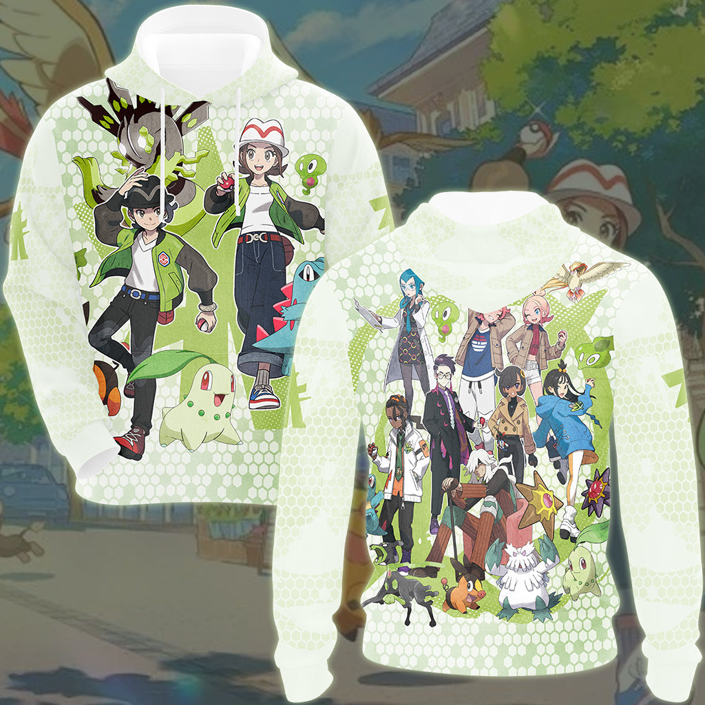 Pokemon Legends Z-A Video Game All Over Printed T-shirt Tank Top Zip Hoodie Pullover Hoodie Hawaiian Shirt Beach Shorts Joggers Hoodie