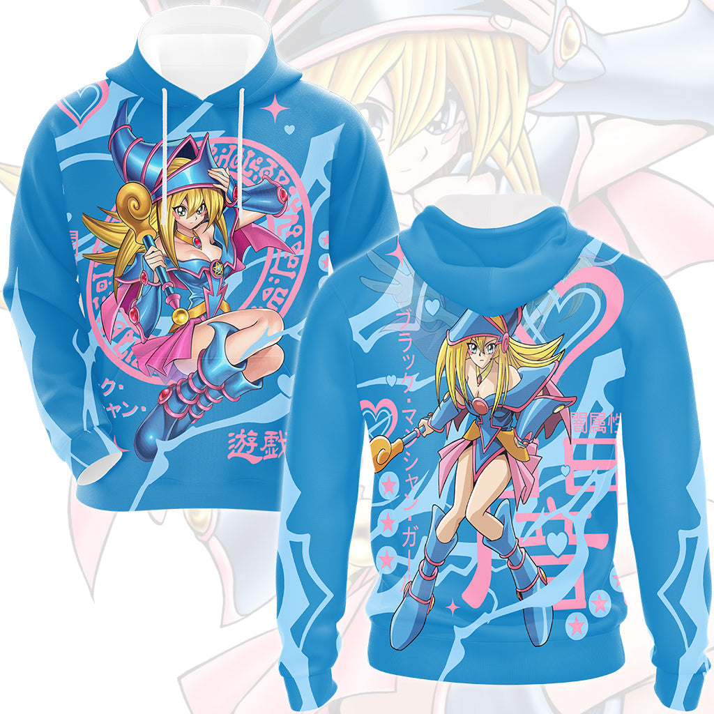 Yu-gi-oh! Dark Magician Girl Video Game All Over Printed T-shirt Tank Top Zip Hoodie Pullover Hoodie Hawaiian Shirt Beach Shorts Joggers Hoodie