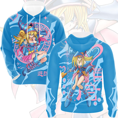 Yu-gi-oh! Dark Magician Girl Video Game All Over Printed T-shirt Tank Top Zip Hoodie Pullover Hoodie Hawaiian Shirt Beach Shorts Joggers Hoodie
