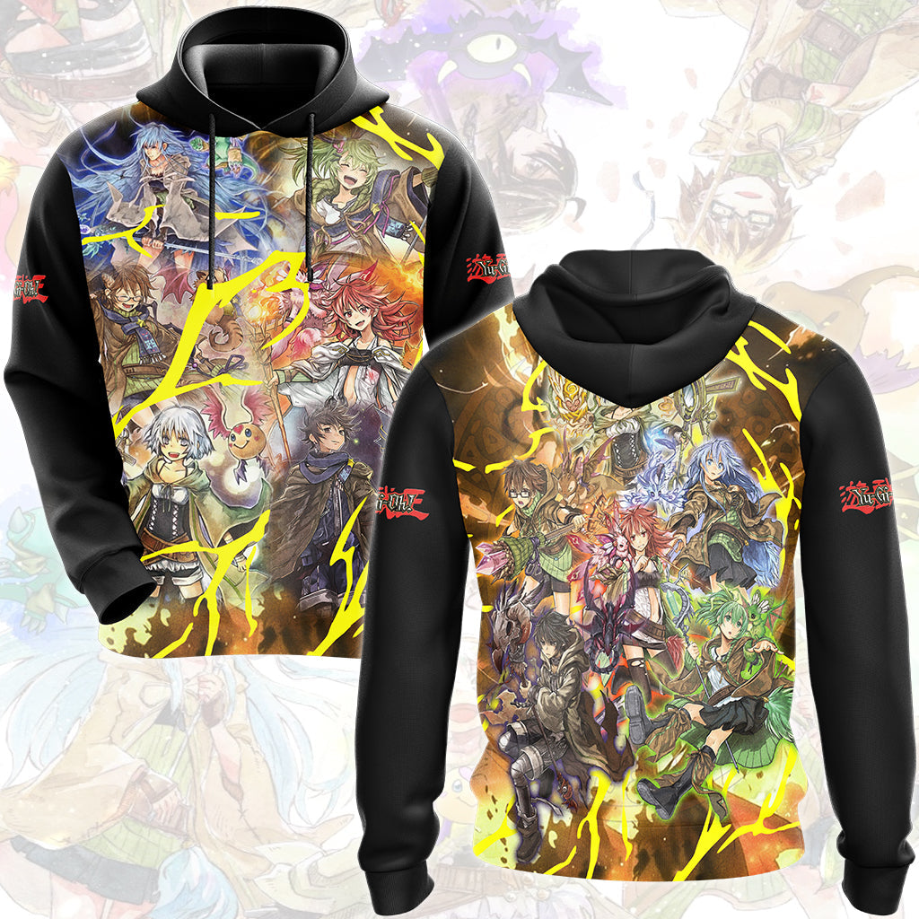 Yu-gi-oh! The Spirit Charmers Video Game All Over Printed T-shirt Tank Top Zip Hoodie Pullover Hoodie Hawaiian Shirt Beach Shorts Joggers Hoodie