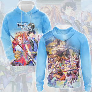 The Legend of Heroes: Trails in the Sky Video Game All Over Printed T-shirt Tank Top Zip Hoodie Pullover Hoodie Hawaiian Shirt Beach Shorts Joggers Hoodie S