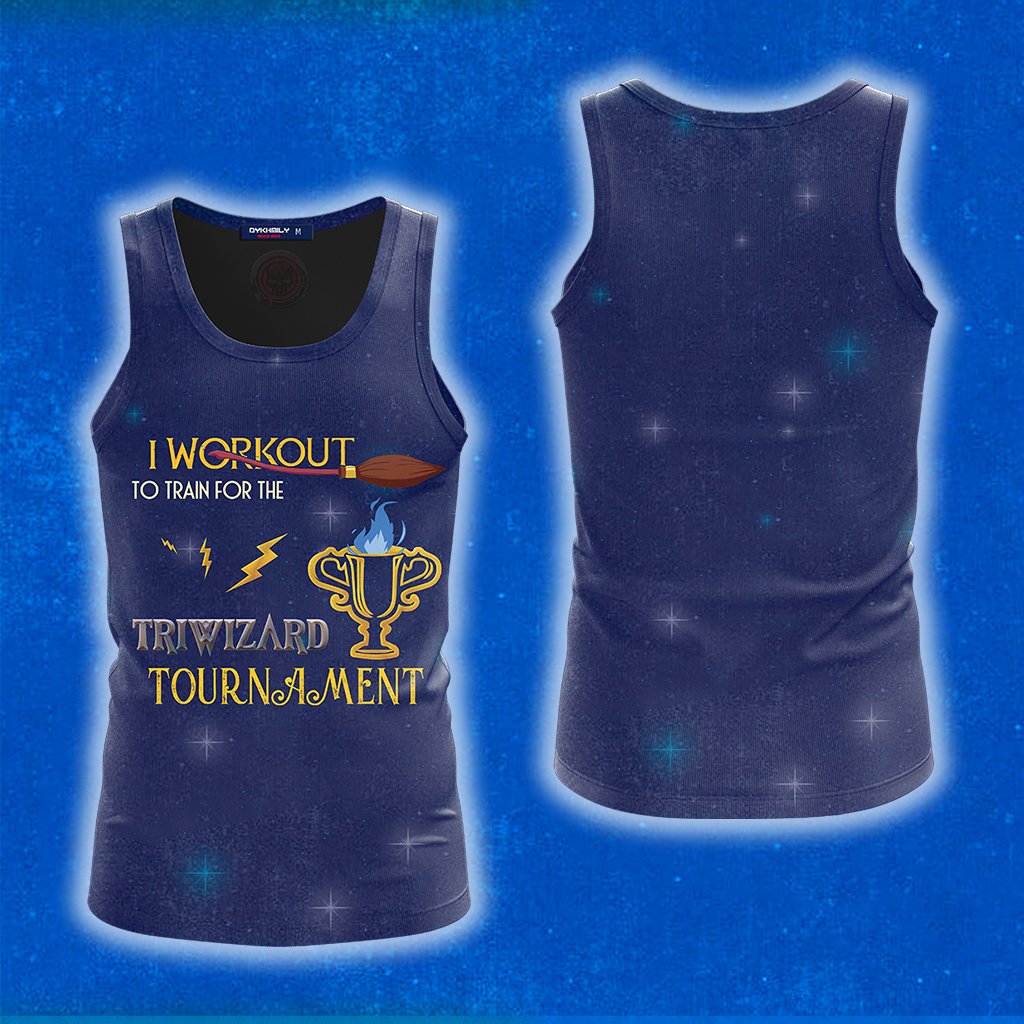 I Workout To Train For The Triwizard Tournament Harry Potter T-shirt Tank Top Tank Top S 