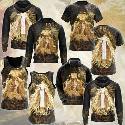 Elden Ring Miquella the Kind Video Game All Over Printed T-shirt Tank Top Zip Hoodie Pullover Hoodie Hawaiian Shirt Beach Shorts Joggers