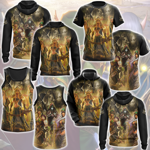 World Of Warcraft The Windrunner Sisters - Alleria, Sylvanas, Vereesa Video Game All Over Printed T-shirt Tank Top Zip Hoodie Pullover Hoodie Hawaiian Shirt Beach Shorts Joggers