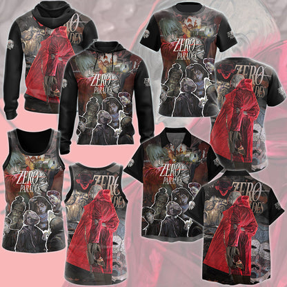 Zero Parades: For Dead Spies Video Game All Over Printed T-shirt Tank Top Zip Hoodie Pullover Hoodie Hawaiian Shirt Beach Shorts Joggers