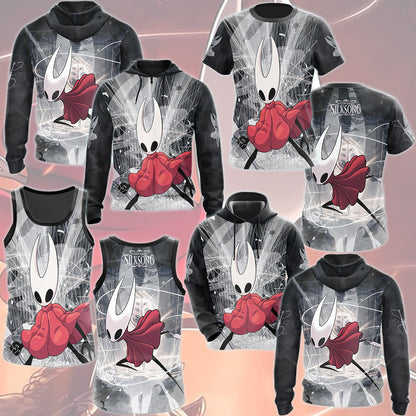 Hollow Knight: Silksong Video Game All Over Printed T-shirt Tank Top Zip Hoodie Pullover Hoodie Hawaiian Shirt Beach Shorts Joggers