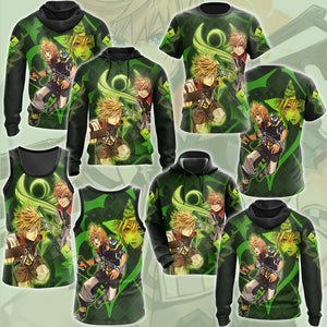 Kingdom Hearts Ventus Video Game All Over Printed T-shirt Tank Top Zip Hoodie Pullover Hoodie Hawaiian Shirt Beach Shorts Joggers