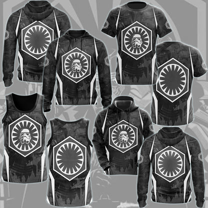 Star Wars First Order Video Game All Over Printed T-shirt Tank Top Zip Hoodie Pullover Hoodie Hawaiian Shirt Beach Shorts Joggers