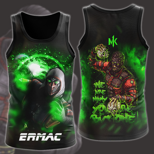 Mortal Kombat Ermac Video Game All Over Printed T-shirt Tank Top Zip Hoodie Pullover Hoodie Hawaiian Shirt Beach Shorts Joggers   