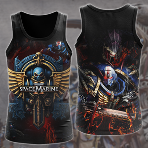 Warhammer 40000: Space Marine 2 Video Game All Over Printed T-shirt Tank Top Zip Hoodie Pullover Hoodie Hawaiian Shirt Beach Shorts Joggers Tank Top S