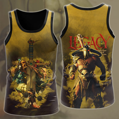 Legacy: Steel & Sorcery Video Game All Over Printed T-shirt Tank Top Zip Hoodie Pullover Hoodie Hawaiian Shirt Beach Shorts Joggers