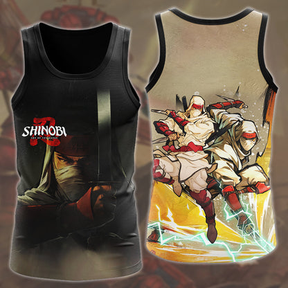 Shinobi: Art of Vengeance Video Game All Over Printed T-shirt Tank Top Zip Hoodie Pullover Hoodie Hawaiian Shirt Beach Shorts Joggers