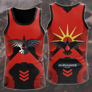 Warhammer 40K Blood Ravens Video Game All Over Printed T-shirt Tank Top Zip Hoodie Pullover Hoodie Hawaiian Shirt Beach Shorts Joggers Tank Top S