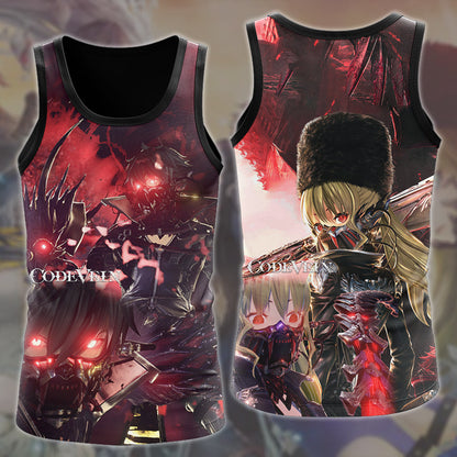 Code Vein Video Game All Over Printed T-shirt Tank Top Zip Hoodie Pullover Hoodie Hawaiian Shirt Beach Shorts Joggers