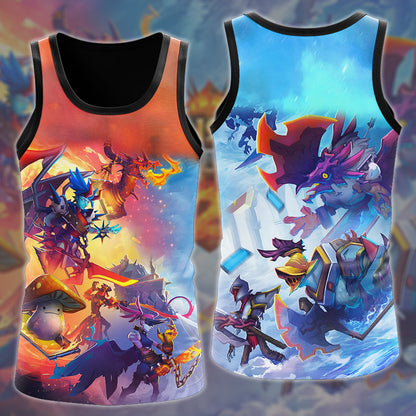 Monster Train 2 Video Game All Over Printed T-shirt Tank Top Zip Hoodie Pullover Hoodie Hawaiian Shirt Beach Shorts Joggers