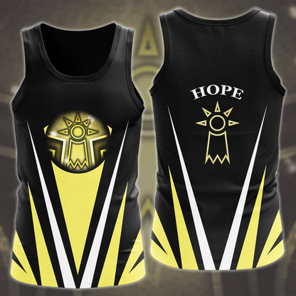 Digimon The Crest Of Hope Video Game All Over Printed T-shirt Tank Top Zip Hoodie Pullover Hoodie Hawaiian Shirt Beach Shorts Joggers