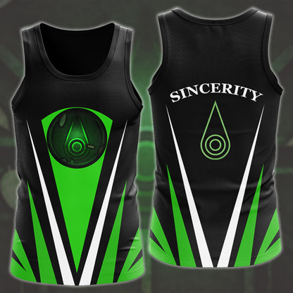 Digimon The Crest Of Sincerity Video Game All Over Printed T-shirt Tank Top Zip Hoodie Pullover Hoodie Hawaiian Shirt Beach Shorts Joggers