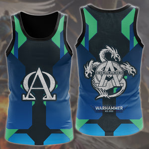 Warhammer 40K Alpha Legion Video Game All Over Printed T-shirt Tank Top Zip Hoodie Pullover Hoodie Hawaiian Shirt Beach Shorts Joggers Tank Top S