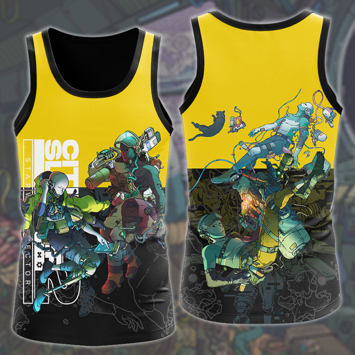 Citizen Sleeper 2: Starward Vector Video Game All Over Printed T-shirt Tank Top Zip Hoodie Pullover Hoodie Hawaiian Shirt Beach Shorts Joggers