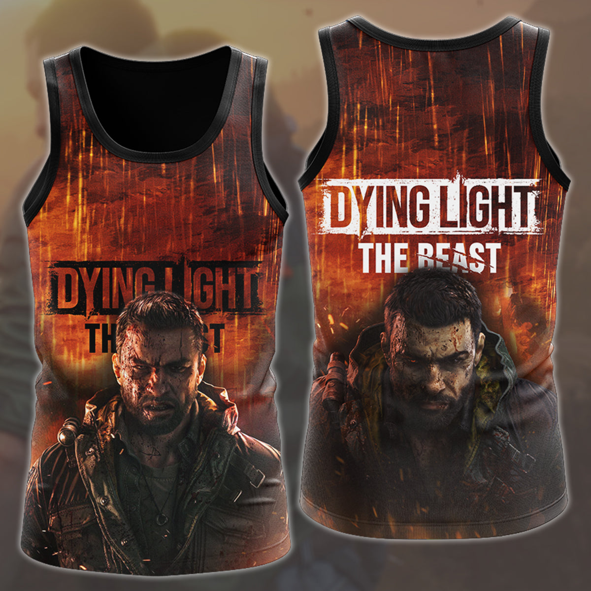 Dying Light: The Beast Video Game All Over Printed T-shirt Tank Top Zip Hoodie Pullover Hoodie Hawaiian Shirt Beach Shorts Joggers
