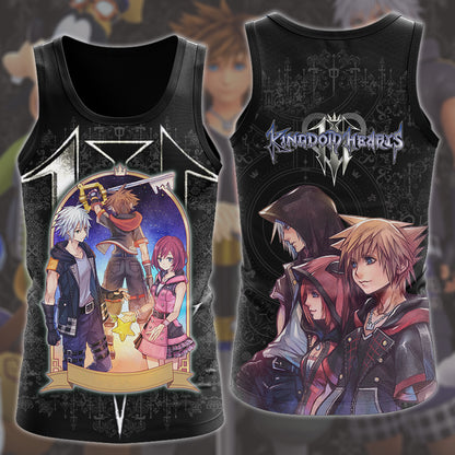 Kingdom Hearts 3 Destiny Island Trio Video Game All Over Printed T-shirt Tank Top Zip Hoodie Pullover Hoodie Hawaiian Shirt Beach Shorts Joggers Tank Top S