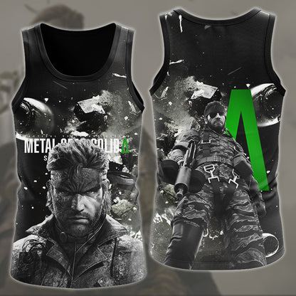 Metal Gear Solid: Snake Eater Video Game All Over Printed T-shirt Tank Top Zip Hoodie Pullover Hoodie Hawaiian Shirt Beach Shorts Joggers