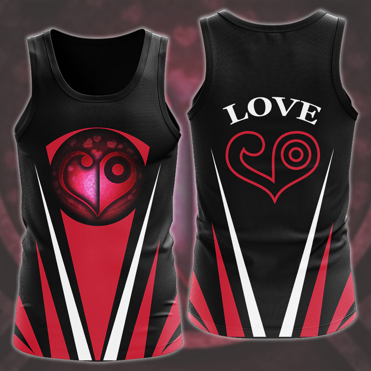 Digimon The Crest Of Love Video Game All Over Printed T-shirt Tank Top Zip Hoodie Pullover Hoodie Hawaiian Shirt Beach Shorts Joggers