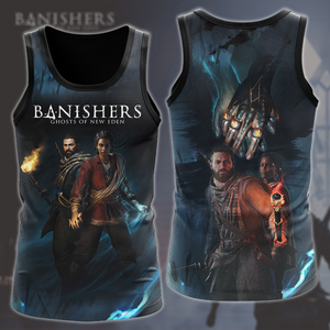 Banishers: Ghosts of New Eden Video Game All Over Printed T-shirt Tank Top Zip Hoodie Pullover Hoodie Hawaiian Shirt Beach Shorts Joggers Tank Top S 